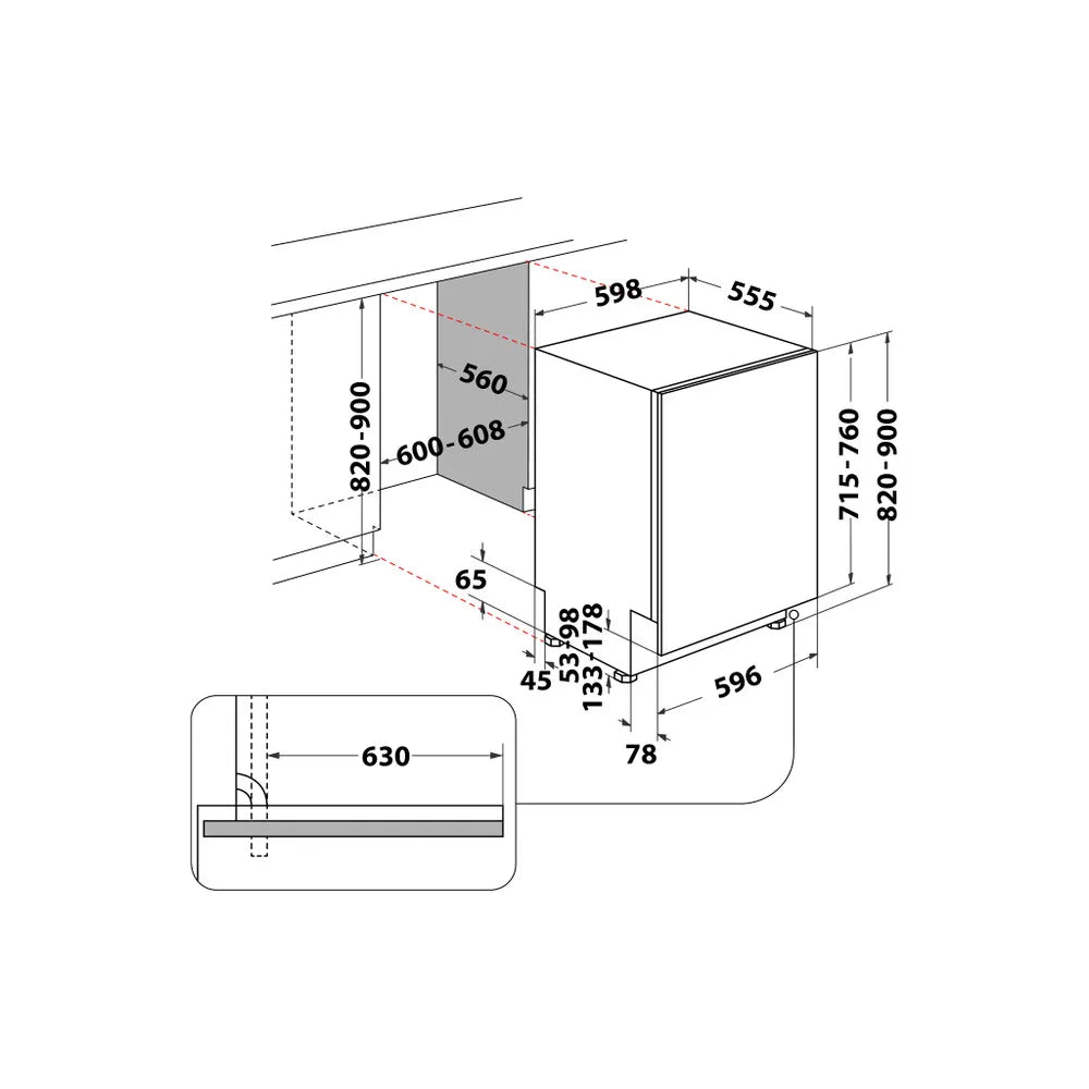 Lavastoviglie Hotpoint - H7IHP40L